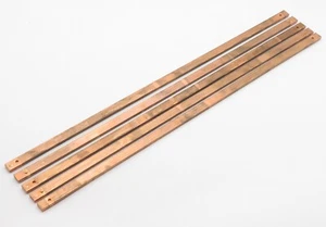 5x Kupferschiene Sammelschiene CU-Schiene Kupfer Stromschiene 12x5 x 495 mm - Bild 1 von 4