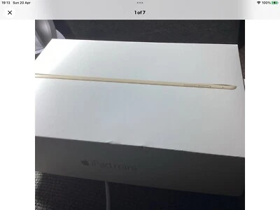 Apple iPad Mini 4th Gen 7.9"  - 128GB - WiFi - A1538 Gold  Please Read - Image 1 of 4