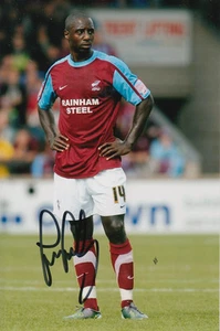 SCUNTHORPE UNITED HAND SIGNED JONATHAN FORTE 6X4 PHOTO 8. - Picture 1 of 1