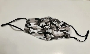 Lot Of 5 GREY CAMO Face Masks Washable w/ Nose Wire Double Lined - Picture 1 of 1