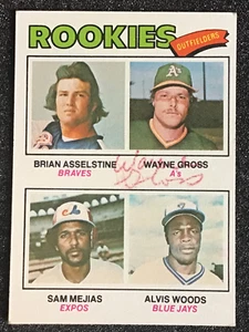 1977 Topps Baseball ROOKIE OF's WAYNE GROSS AUTOGRAPHED Card #479 RED INK - Picture 1 of 4