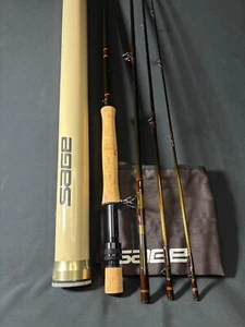 SAGE Model GFL 1090 RPL+ 9ft 10wt 4pc Graphite3 Excellent Cond/No.Q31412 - Picture 1 of 15