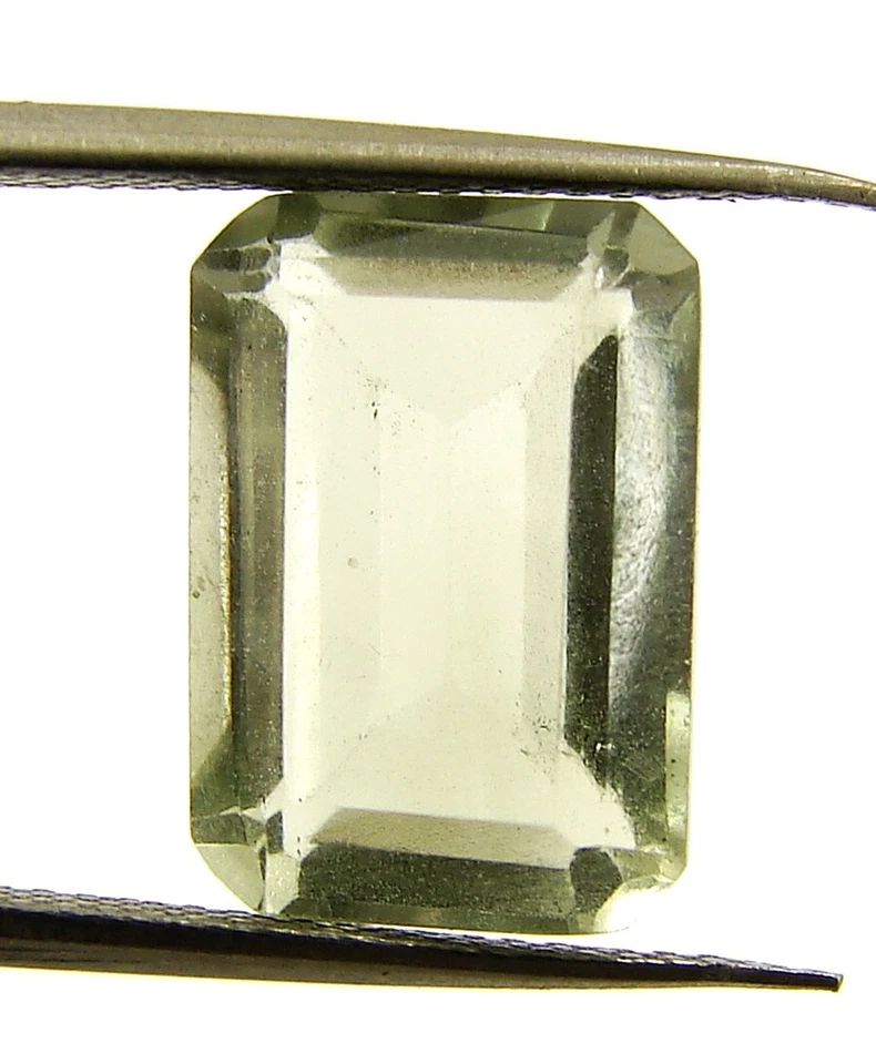 7.20 CT Natürlich Grün Amethyst Edelstein Stein Smaragd Schliff Wire Wrap 13403 - Bild 1 von 2