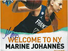 MARINE JOHANNES Signed 8.5 x 11 Photo Signed REPRINT Basketball WNBA Liberty