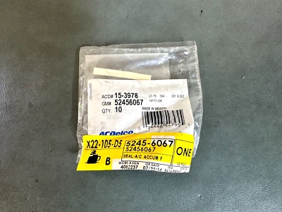 GM OEM NOS 52456067 AC Line O Ring 10x 2005-2013 Chevrolet Corvette 7.0L - Image 1 of 3