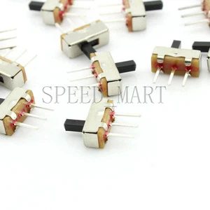 50 pcs SS12D00G3 2 Position SPDT 1P2T 3 Pin PCB Panel Vertical Slide Switch New - Picture 1 of 3