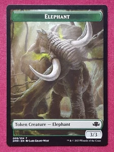Magic The Gathering DOMINARIA REMASTERED ELEPHANT token card MTG - Bild 1 von 2