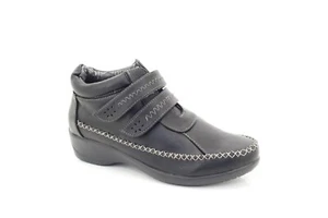 Zapatos informales cómodos de oficina Comfort Plus Maisie para damas con cierre táctil de moda - Imagen 1 de 9