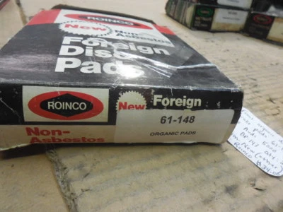 Pastillas de freno de disco delanteras orgánicas Audi 5000 8/79-7/80 61-148 BP-143 Foto 1 de 3