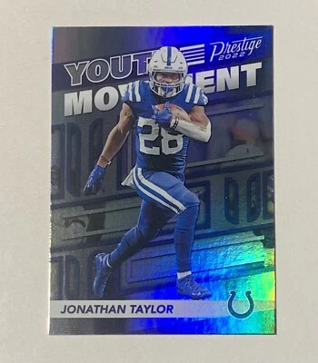 2022 Panini Prestige Jonathan Taylor Youth Movement #YM-18 Indianapolis Colts  - Image 1 of 2