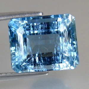5.51_cts Dazzling 100% Natural Earth Mined Santamaria Blue Aquamarine_India - Imagen 1 de 3