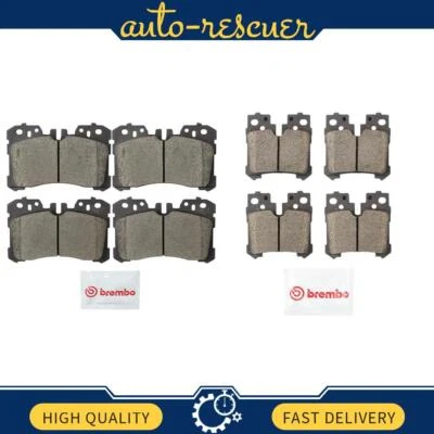 Комплект из 2 передних задних дисковых тормозных колодок Brembo для Lexus LS460 2007–2017 годов выпуска - Изображение 1 из 4