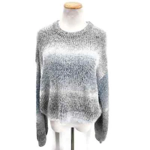 Nuevo con etiquetas Jersey Wild Fable rayas azul y gris en talla pequeña. - Imagen 1 de 4