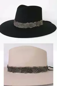 Spotted Western Feather Hat Band - Picture 1 of 1