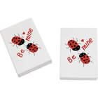 2 x 45mm 'Ladybirds Doing a Love Dance' Erasers / Rubbers (ER00040478)