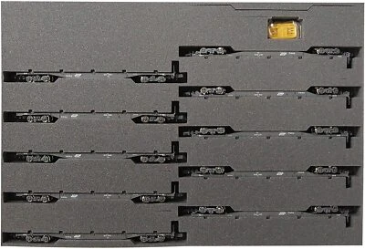 KATO N Gauge Koki 106+107 Container Unloaded 10-Car Set 10-1432c Model Train New - Image 1 of 2