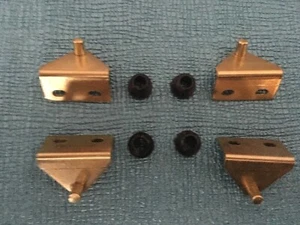 4x Zapfenband Holztürscharnier Klappenscharnier mit Muffe Typ 01 - Bild 1 von 3