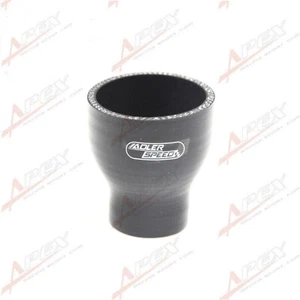 2.5" To 1.5'' 4Ply Straight Silicone Reducer Coupler Hose Pipe 63-38mm Black - Picture 1 of 6