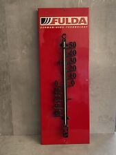 Altes Fulda Reifen Schild Thermometer Reklame Oldtimer 60er Jahre