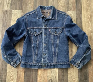 Giacca camionista vintage anni 60 Levi’s Big E coperta foderata tipo 3 denim taglia 38 - Foto 1 di 22