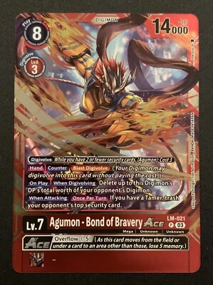 Agumon - Bond of Bravery ACE - LM-021 - Special Limited Set - Digimon TCG - Image 1 of 3