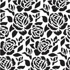 Sam Poole Roses In Tea Garden 6 in x 6 in Stencil - CEST064