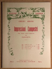 Spartito musica 1912-ANGELUS-per pianoforte,Amedeo Amadei