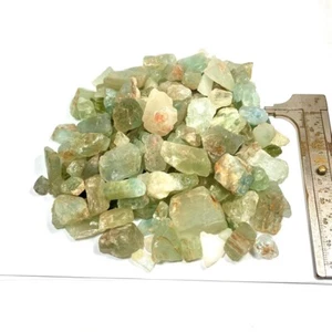 1000 Ct - Natural 100% Average Size 1-10 Ct. Rough Blue Aquamarine Madagascar - Picture 1 of 5