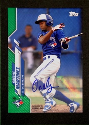 2021 Topps Pro Debut #PD-184 Orelvis Martinez Auto Green Border SP #/99  - Image 1 of 3