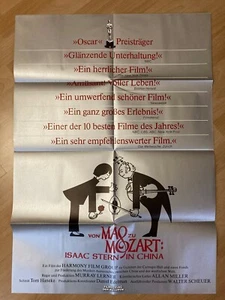 Filmposter * Kinoplakat * A1 * Von Mao zu Mozart - Isaac Stern in China *EA 1982 - Bild 1 von 1