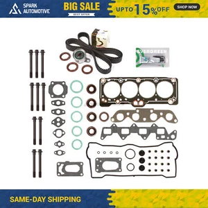 Juego de juntas de cabeza kit de correa de distribución ajuste 90-93 Geo Toyota 1.6 DOHC 4AFE - Imagen 1 de 11
