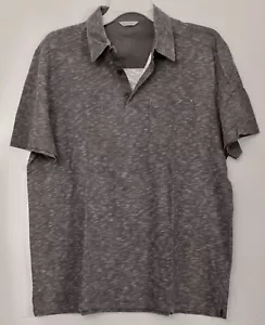 Camisa Polo Calvin Kline para Hombre Mangas Cortas Tipo Gris Oscuro Talla Pequeña 100% Algodón - Imagen 1 de 5