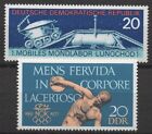 Germany DDR 1971 Sc# 1285+1286 Mint MNH space moon Luna 17 Olympic games stamps