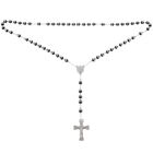 Stainless Acier Pendentif Collier Argent  Vierge  Jésus Christ Crucifi1806