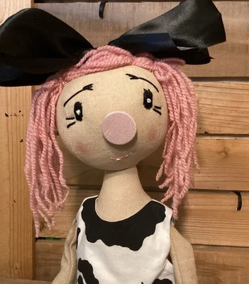 Muñeca inspirada en la vaca primitiva ~ ÚNICA ~ Clara Foto 1 de 4