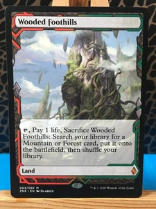 MTG - Wooded Foothills. Zendikar Rising Expeditions. Mythic - Fetch Land. - Picture 1 of 2