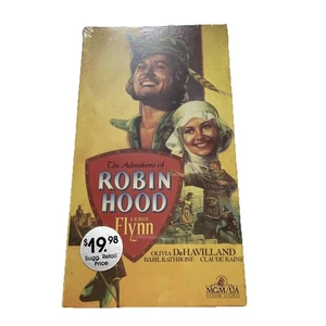The Adventures of Robin Hood (1938/1989) Errol Flynn - New/Sealed - Picture 1 of 3