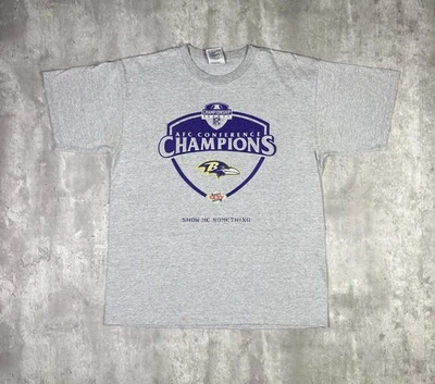 Vintage Nike Baltimore Ravens Shirt Mens M Superbowl Graphic Logo Championship - Image 1 of 4