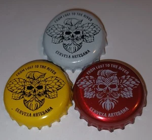 3 Chapas Cerveza Tapon Corona Artesanales España Usadas - Imagen 1 de 1