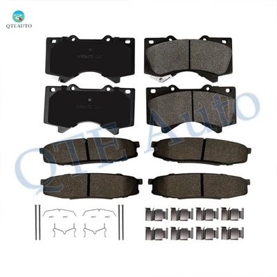 Set of 8 Front-Rear Ceramic Brake Pad Kit For 2007-2021 Toyota Tundra - Image 1 of 4