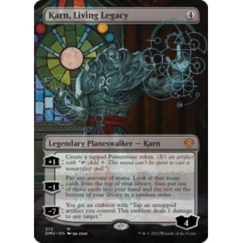 Karn, Living Legacy (borderless) M/NM Magic: The Gathering MTG Dominaria United - Image 1 of 1