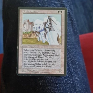 Weißer Ritter (FBB German Limited), Magic Karte MtG, Kult Vintage White Knight - Bild 1 von 2