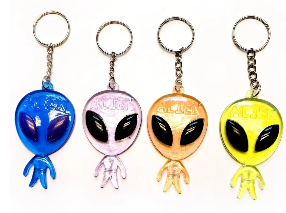 5 piezas GRAN LLAVERO EXTRATERRESTRE niños fiesta favor novedad piñata relleno juguete CUMPLEAÑOS Foto 1 de 1