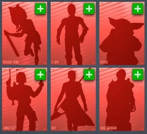 [DIGITAL] Topps Star Wars - Classic Silhouettes 25 W1 - Red - Pick - Picture 1 of 1