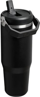 Vaso de pajita abatible Stanley IceFlow 2.0 con mango 30 oz | Tapa giratoria y abatible Foto 1 de 4