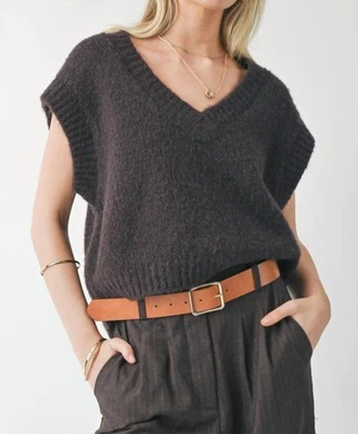 Sage The Label Peyton Oversized Sweater Vest Size M - Image 1 of 4