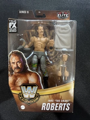 COMO NUEVO WWE Jake The Snake Roberts Legends Elite Series 13 Chase Nuevo Sin usar, en caja WWF Foto 1 de 4