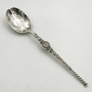 ELIZABETH II CORONATION ANOINTING SPOON STERLING SILVER Birmingham 1952 Bishton - Picture 1 of 5