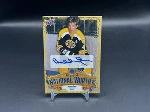 Promo VIP digne nationale Upper Deck 2024 Bobby Orr Gold Auto /10 Bruins - Photo 1/2