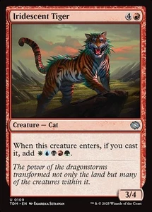 Iridescent Tiger Foil (109) Tarkir: Dragonstorm TDM MTG Magic - Bild 1 von 1